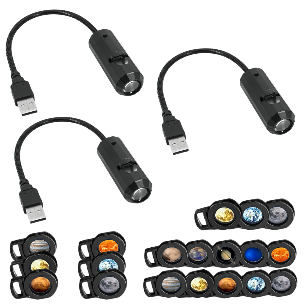 HandyFidgetGround™ AstroLens 360° USB Galaxy Projector Light