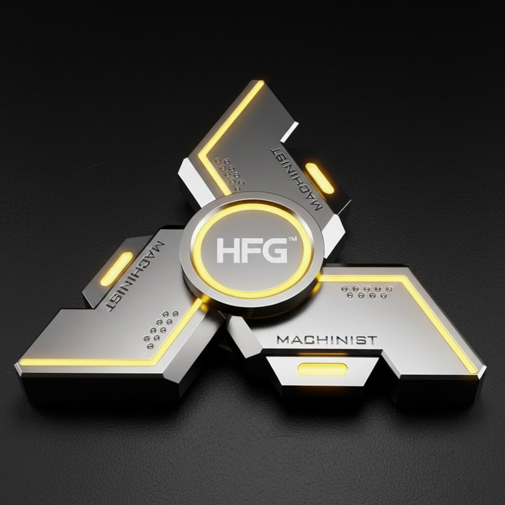 HandyFidgetGround™ Glow-in-Dark Triple Arm Gear Spinner