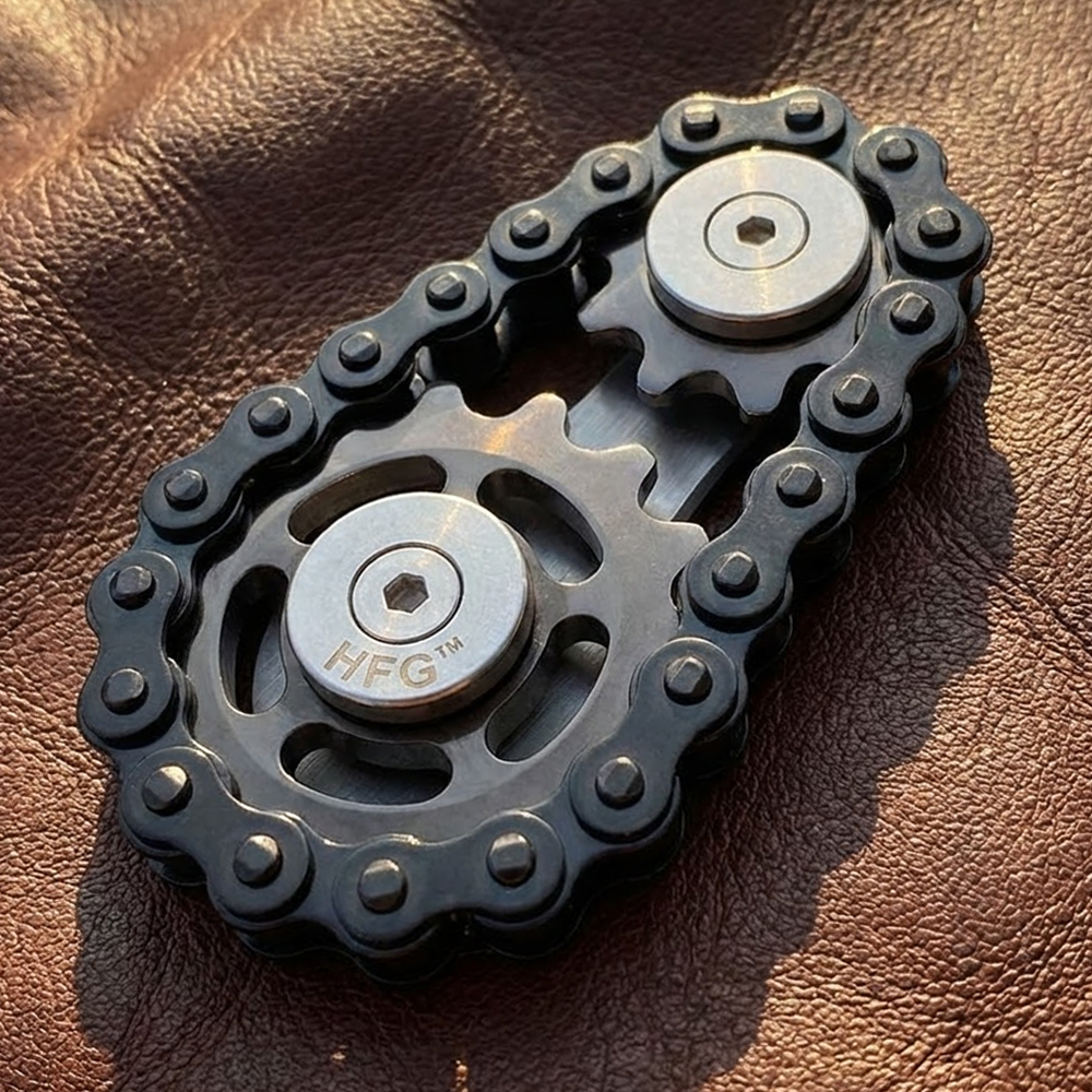 HandyFidgetGround™ Metal Chain Gear Spinner