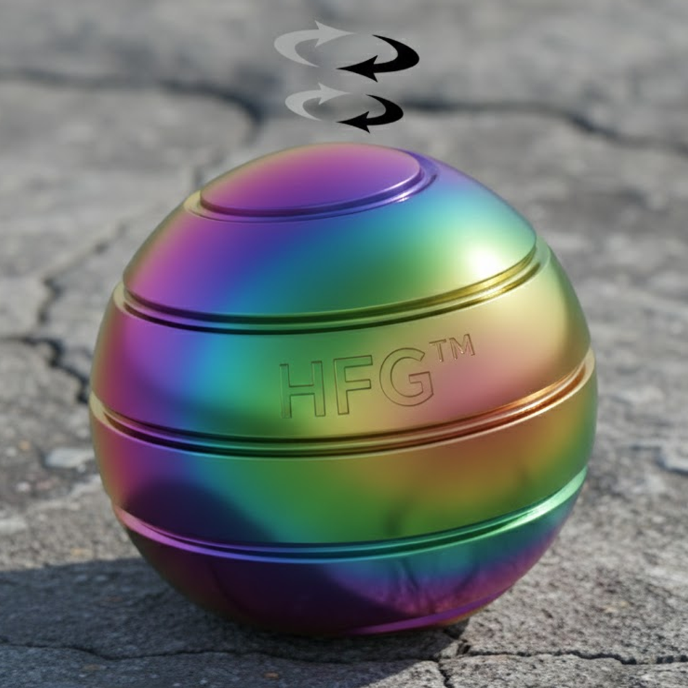 HandyFidgetGround™ Optical Illusion Silent Spinner Ball