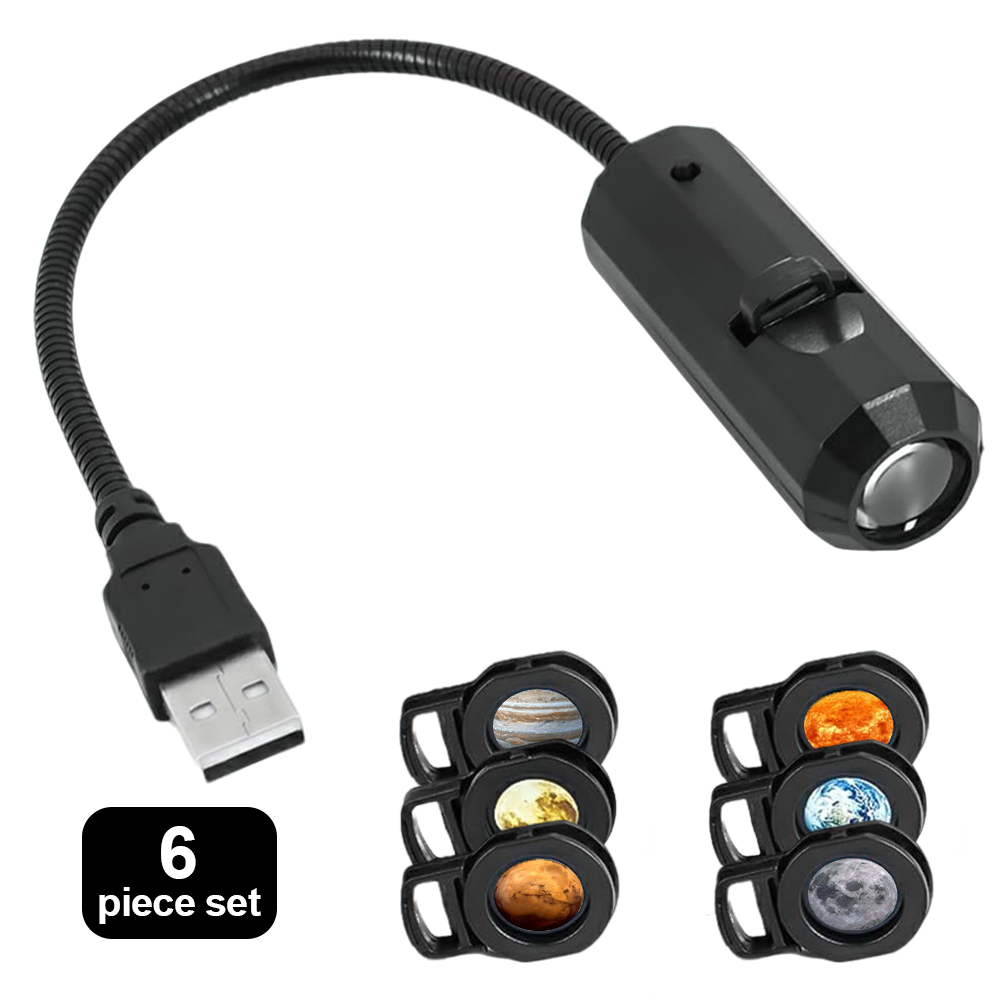 HandyFidgetGround™ AstroLens 360° USB Galaxy Projector Light