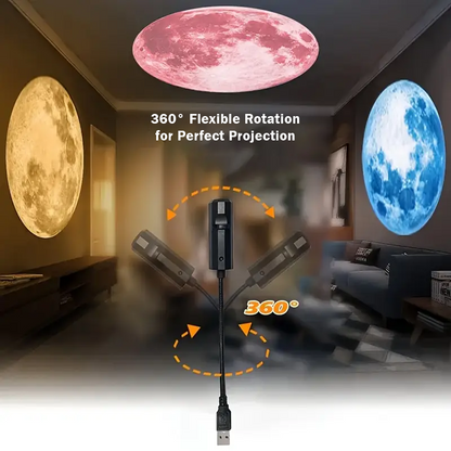 HandyFidgetGround™ AstroLens 360° USB Galaxy Projector Light