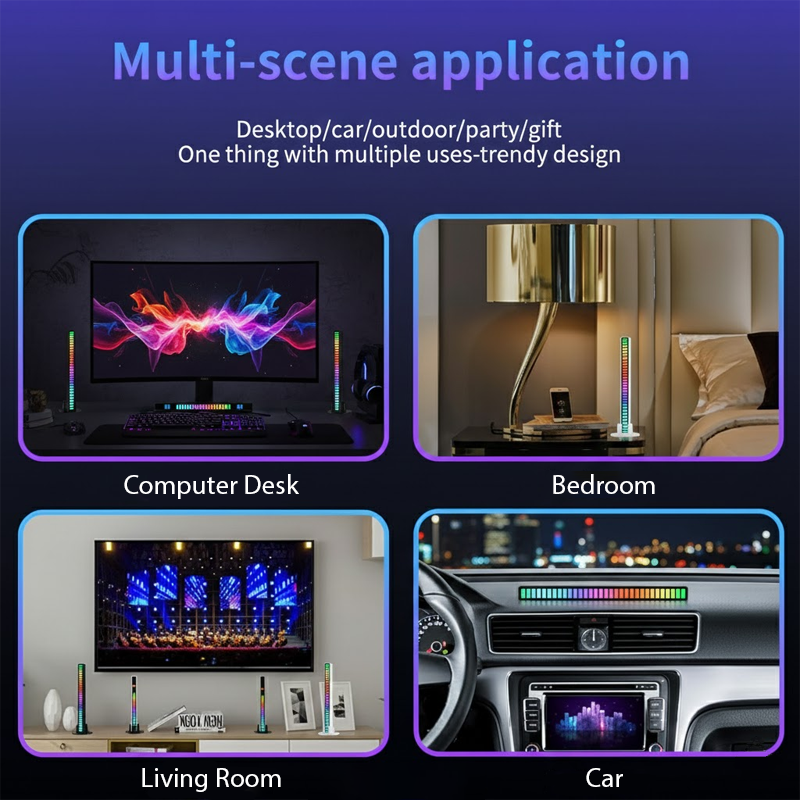 HandyFidgetGround™ SonicBeam Music Sync LED Light Strips