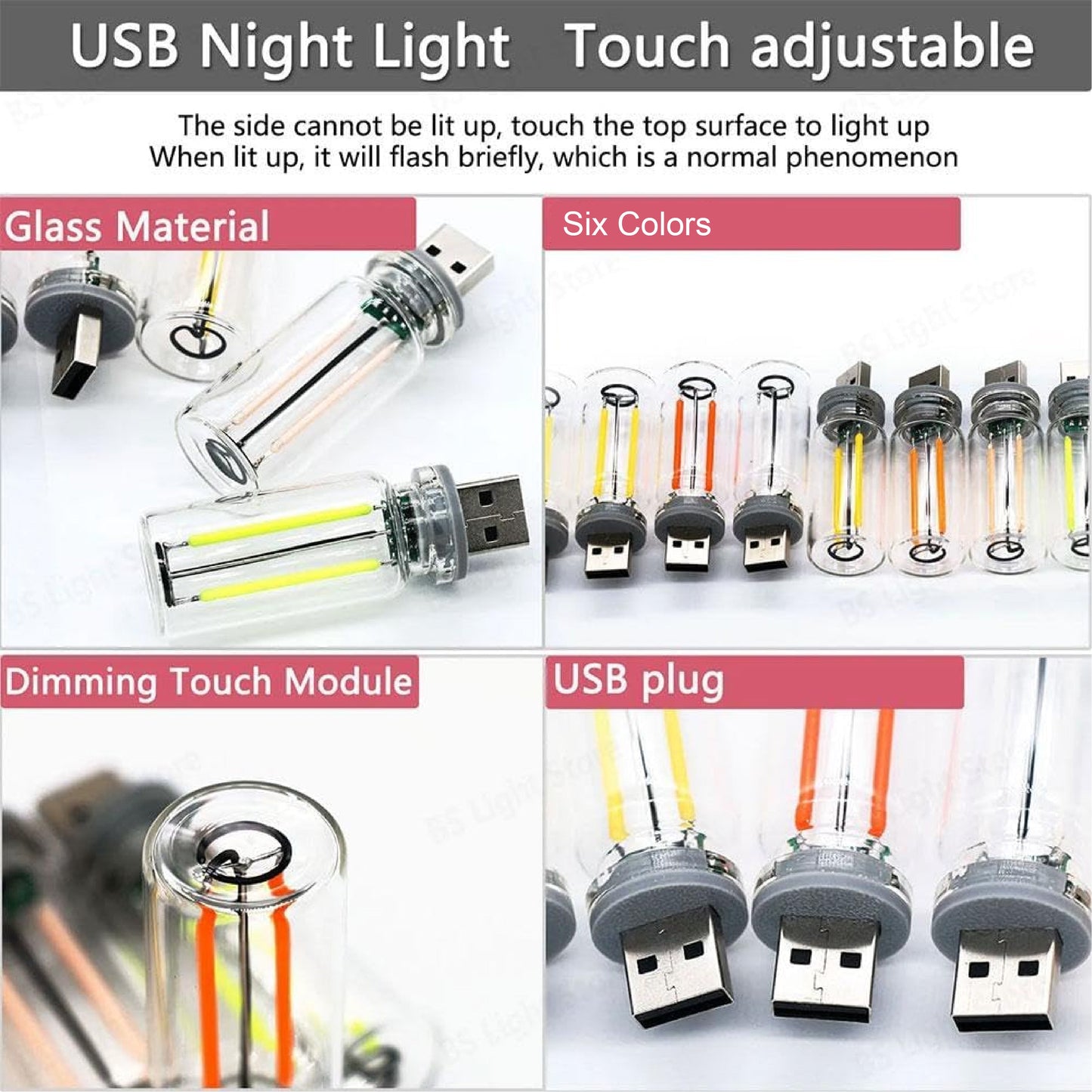 HandyFidgetGround™ TouchLite USB LED Ambient Light