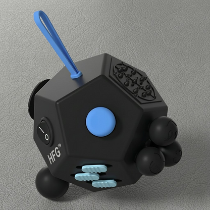 HandyFidgetGround™ 12-Side Sensory Fidget Cube Clicker