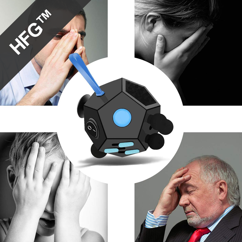HandyFidgetGround™ 12-Side Sensory Fidget Cube Clicker