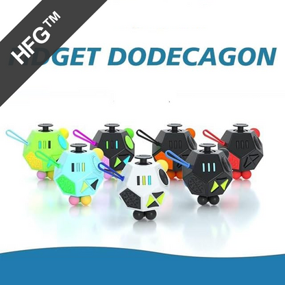HandyFidgetGround™ 12-Side Sensory Fidget Cube Clicker