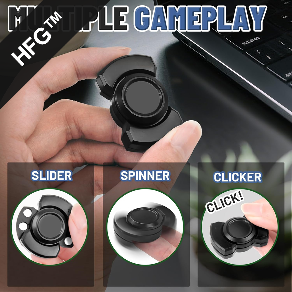 HandyFidgetGround™ 3-in-1 Magnetic Slider Spinner