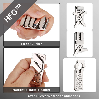 HandyFidgetGround™ Adjustable Magnetic Haptic Click Slider