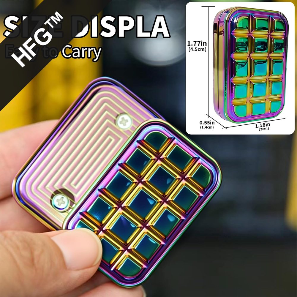 HandyFidgetGround™ Chocolate Block Fidget Slider