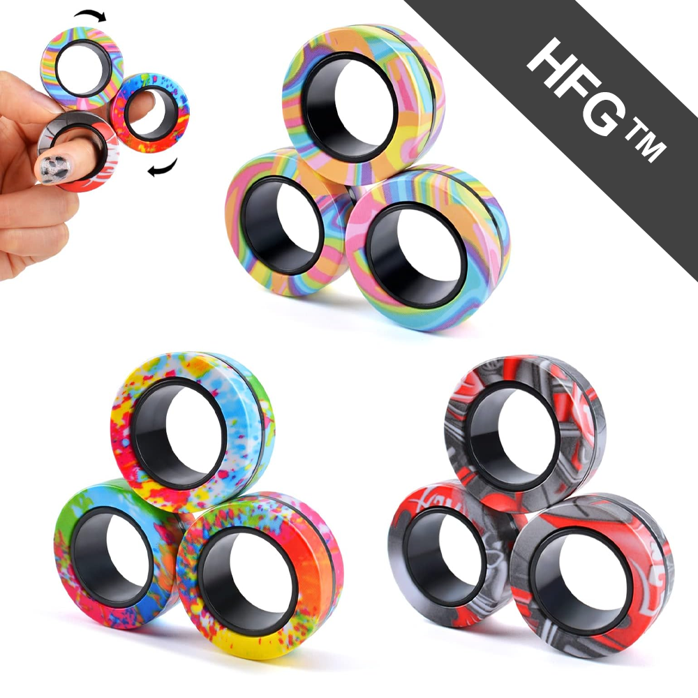HandyFidgetGround™ Finger Magnetic Rings Skill Fidget