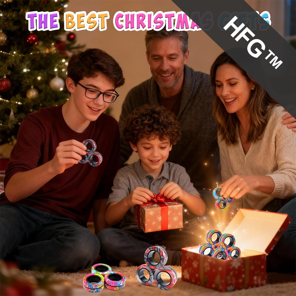 HandyFidgetGround™ Finger Magnetic Rings Skill Fidget