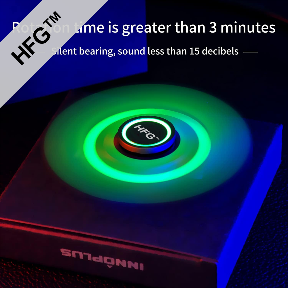 HandyFidgetGround™ Glow-in-Dark Triple Arm Gear Spinner