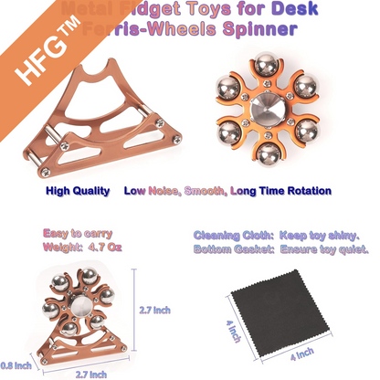 HandyFidgetGround™ Kinetic Metal Ferris Wheel Spinner