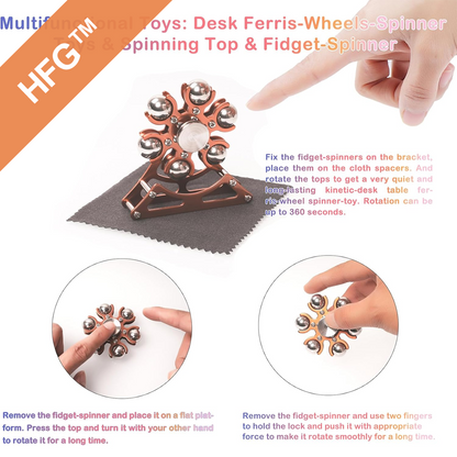 HandyFidgetGround™ Kinetic Metal Ferris Wheel Spinner