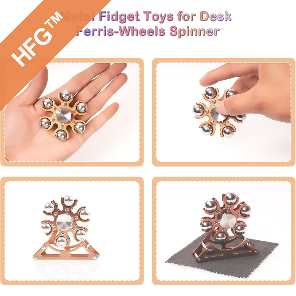 HandyFidgetGround™ Kinetic Metal Ferris Wheel Spinner