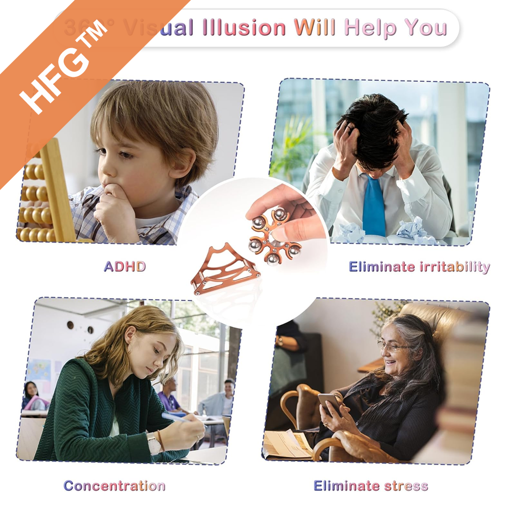 HandyFidgetGround™ Kinetic Metal Ferris Wheel Spinner