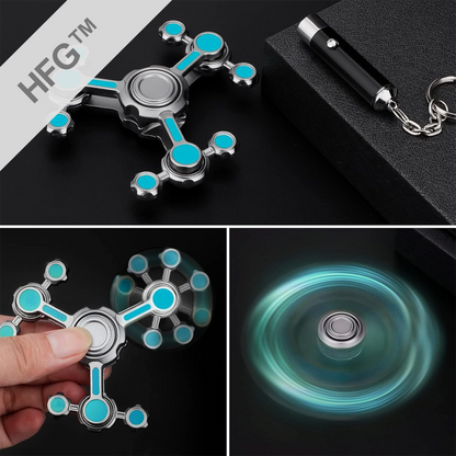 HandyFidgetGround™ Luminous Metal Fidget Spinner