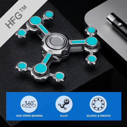 HandyFidgetGround™ Luminous Metal Fidget Spinner