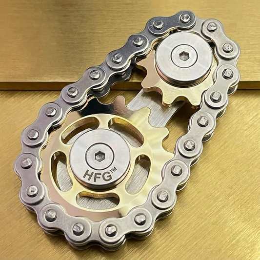 HandyFidgetGround™ Metal Chain Gear Spinner