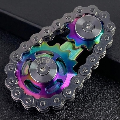 HandyFidgetGround™ Metal Chain Gear Spinner