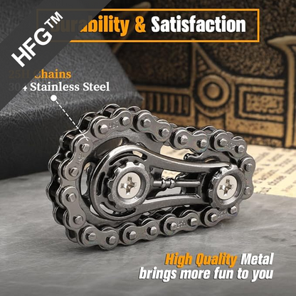 HandyFidgetGround™ Metal Chain Gear Spinner Special Edition