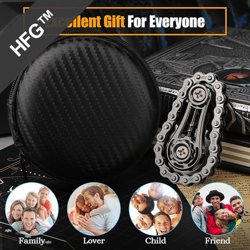 HandyFidgetGround™ Metal Chain Gear Spinner Special Edition
