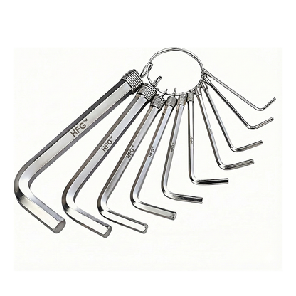 HandyFidgetGround™ Metric Hex Key Tool Set