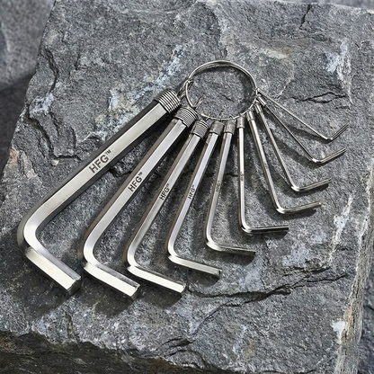 HandyFidgetGround™ Metric Hex Key Tool Set