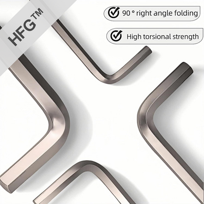 HandyFidgetGround™ Metric Hex Key Tool Set