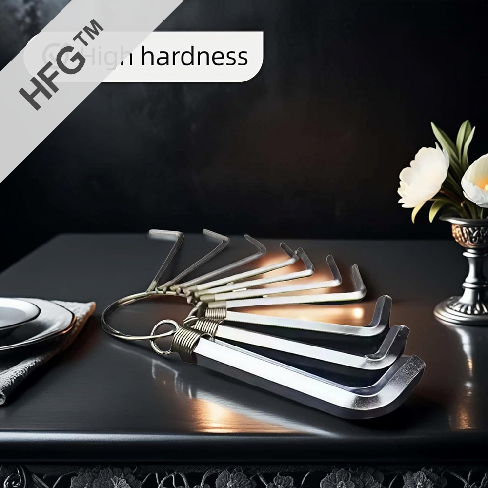 HandyFidgetGround™ Metric Hex Key Tool Set