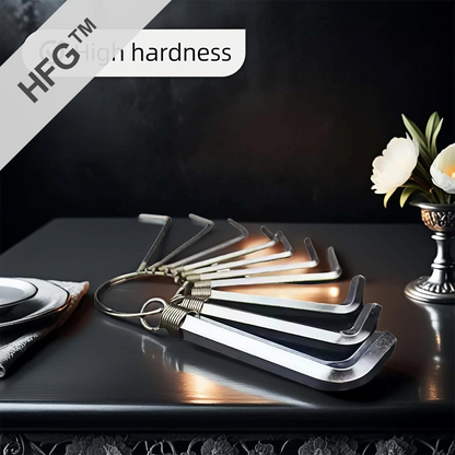 HandyFidgetGround™ Metric Hex Key Tool Set