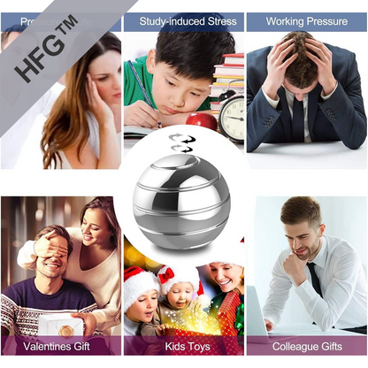 HandyFidgetGround™ Optical Illusion Silent Spinner Ball
