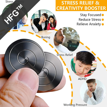 HandyFidgetGround™ Pocket Kinetic FocCoin Desk Spinner