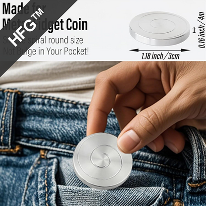 HandyFidgetGround™ Pocket Kinetic FocCoin Desk Spinner