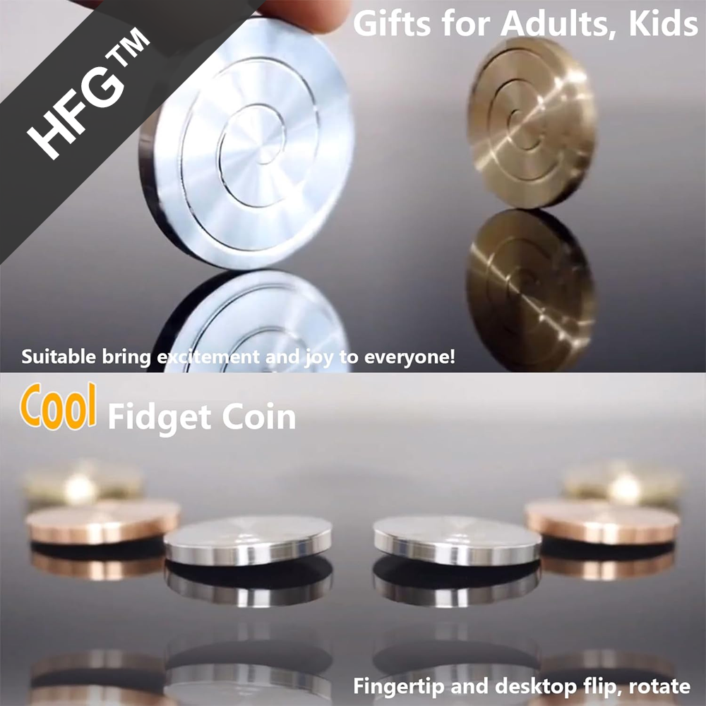 HandyFidgetGround™ Pocket Kinetic FocCoin Desk Spinner