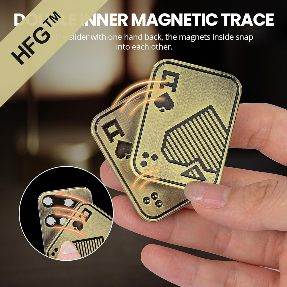 HandyFidgetGround™ Poker Card Fidget Slider