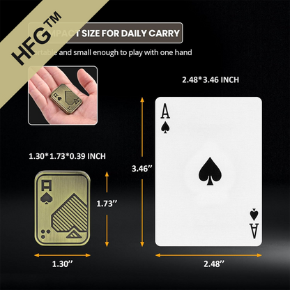 HandyFidgetGround™ Poker Card Fidget Slider