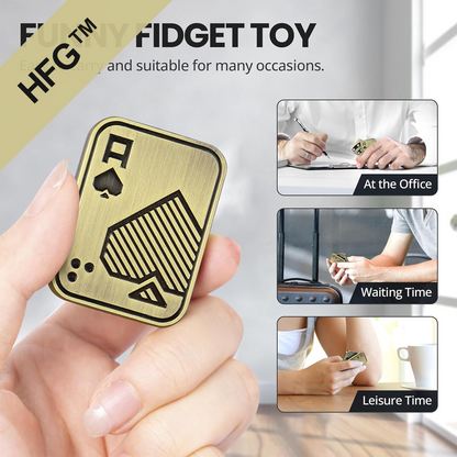 HandyFidgetGround™ Poker Card Fidget Slider