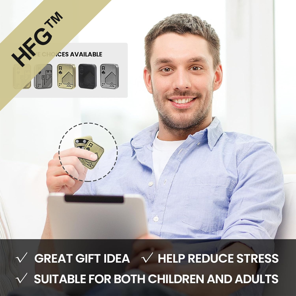 HandyFidgetGround™ Poker Card Fidget Slider