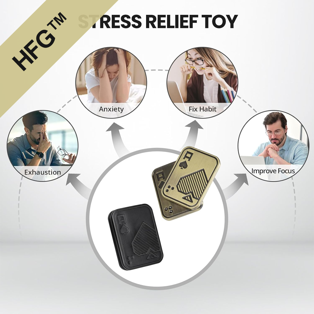 HandyFidgetGround™ Poker Card Fidget Slider