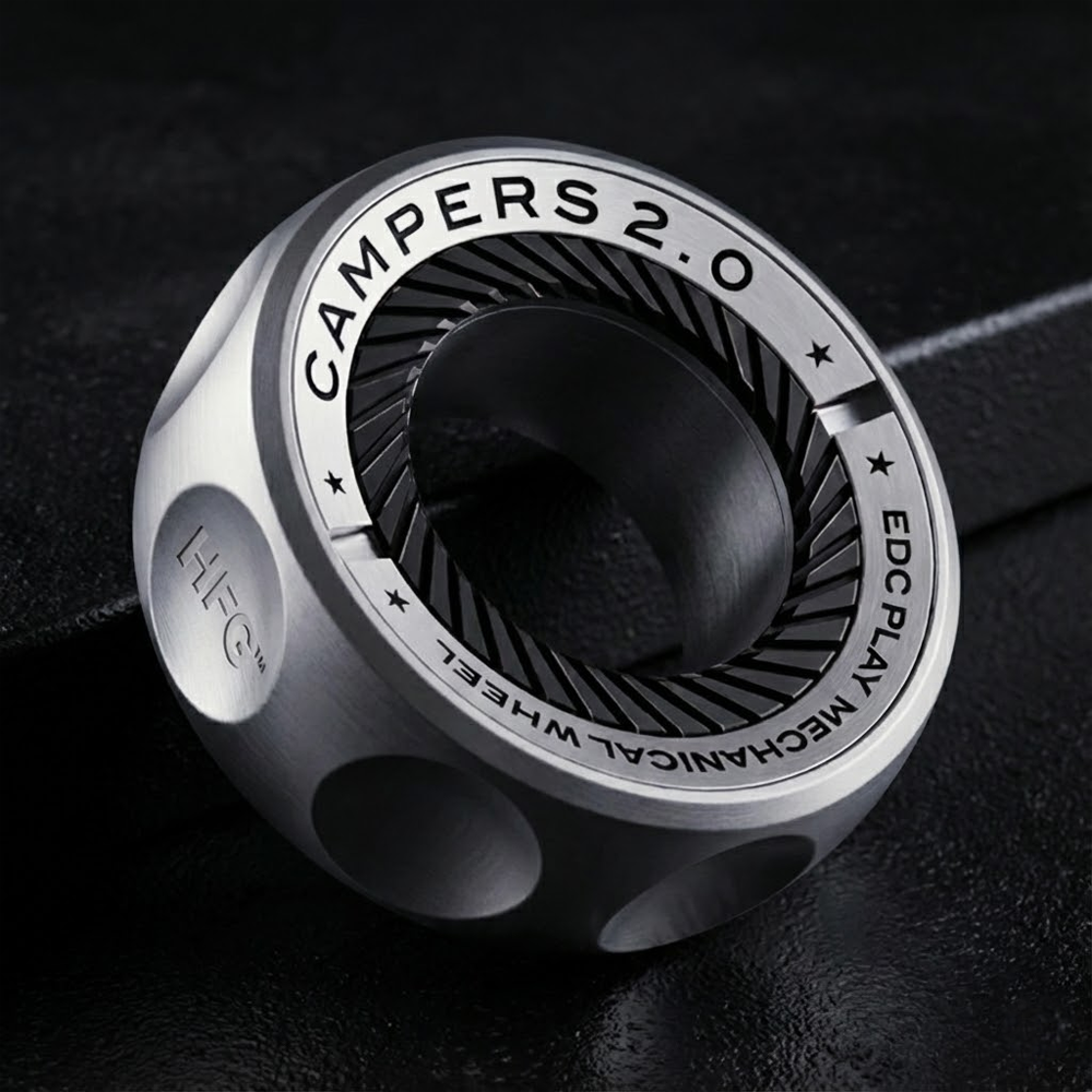 HandyFidgetGround™ Quiet Magnetic Fidget Ring Spinner