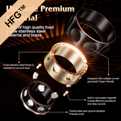 HandyFidgetGround™ Quiet Magnetic Fidget Ring Spinner