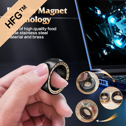 HandyFidgetGround™ Quiet Magnetic Fidget Ring Spinner