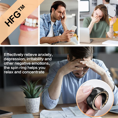 HandyFidgetGround™ Quiet Magnetic Fidget Ring Spinner