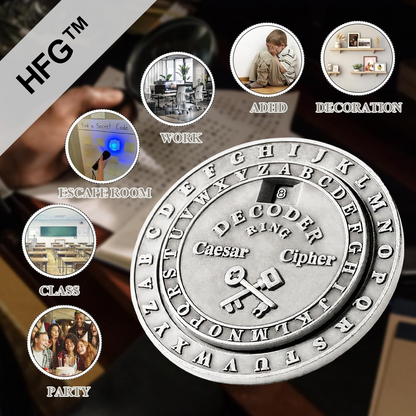 HandyFidgetGround™ Rotating Code Wheel Puzzle Spinner