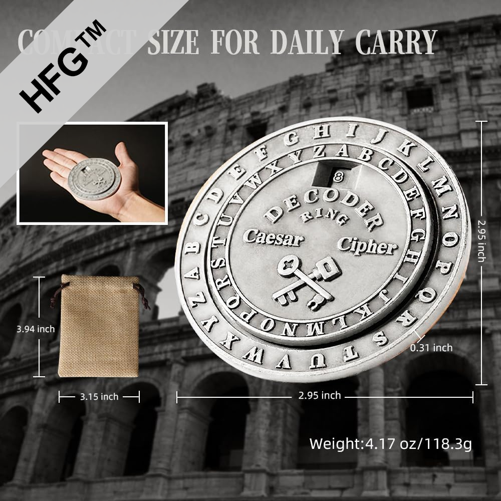 HandyFidgetGround™ Rotating Code Wheel Puzzle Spinner