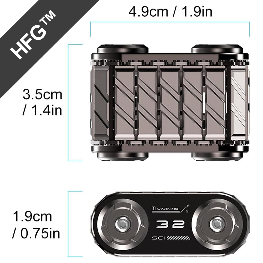 HandyFidgetGround™ Tank Track Heavy Metal Slider