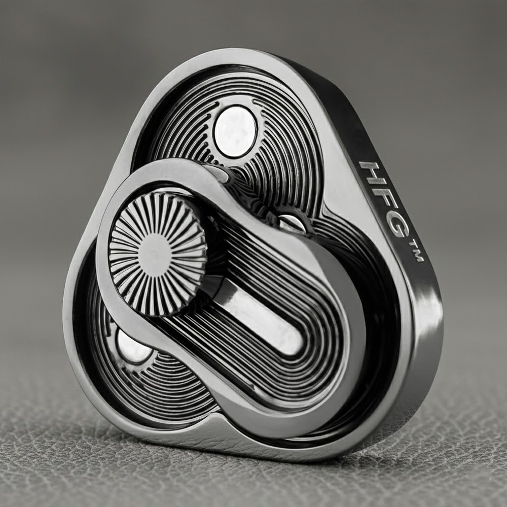 HandyFidgetGround™ Triangle Clover Metal Slider