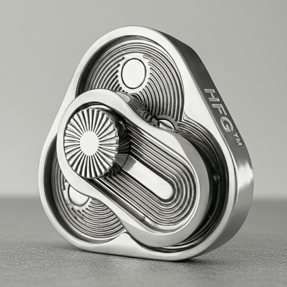 HandyFidgetGround™ Triangle Clover Metal Slider